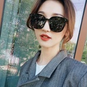 sunglasses Net red with gm sunglasses female fashion trendy hot sunglasses