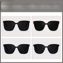 Hot gm sunglasses women's high-grade anti-ultraviolet big face slimming sunglasses men's driving polarizer