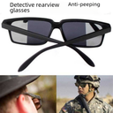 Men's Rear View Anti-tracking Spy Sunglasses Reflective Anti-peeping Glasses Korean Style Fashion Casual Frame Glasses