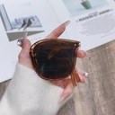 Sunglasses Foldable Sunglasses Ins Women's Advanced Sense Sunglasses UV-resistant Sunglasses