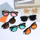 fashion personality hot sunglasses glasses ladies blush anti-ultraviolet anti-blue sunglasses