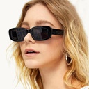 retro small frame square sunglasses gm sunglasses personality hip hop punk glasses fashion street shot UV protection