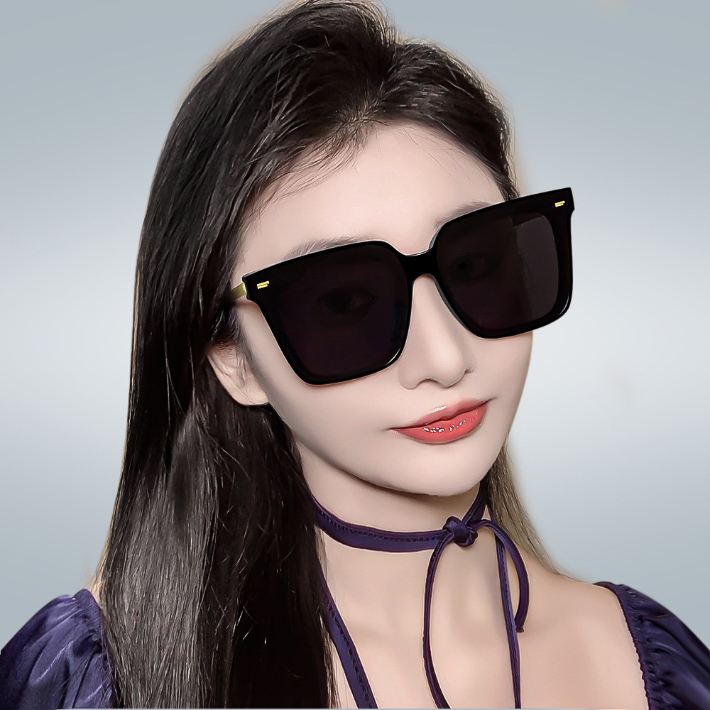 GM Same Style Sunglasses Women's High-end Sense ins Trendy Internet Celebrity Street Photograph UV-protection Sunglasses Slimming for Big Face