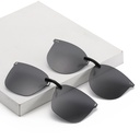 fashion can not flip sunglasses trendy frameless sunglasses polarized sunglasses clip 3168