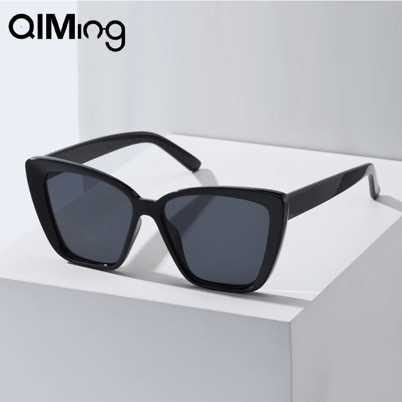 Large Frame Cat's Eye sunglasses Exclusive Glasses sunglasses Premium Black Full Frame sunglasses