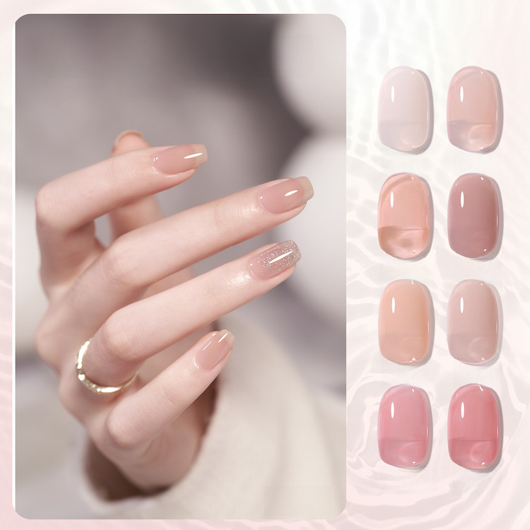 GAOY Goya Jelly Nail Gel 373 Huan Xuan Color 316 Milk Tea Color Gel Naked Pink Transparent Color Nail Gel For Nail Shops