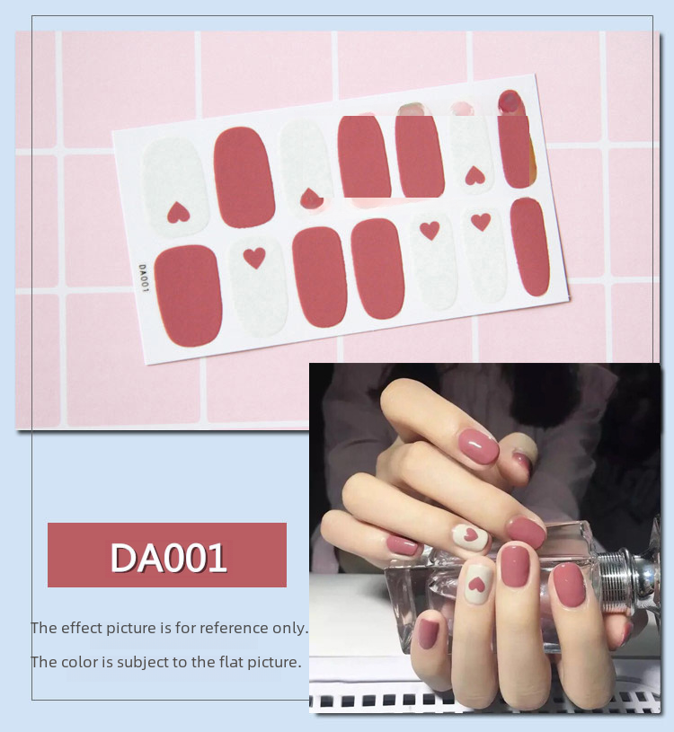 Nail stickers nail stickers full nail polish stickers tearable nail stickers DA001-040