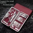 Nail Clippers set Full Set nail clippers set box nail clippers pedicure tool beauty set 19-piece ear scoop