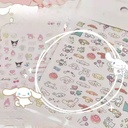 Japanese nail art Kitty cat melody kulomi Jade Cinnamon dog Gemini star sticker lasting cartoon nail sticker