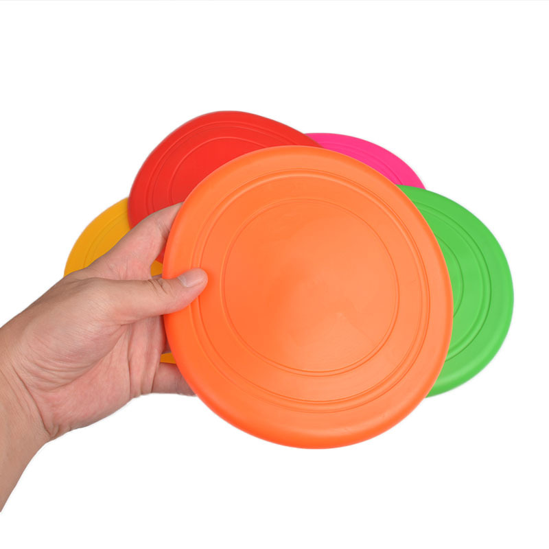 Pet Toy Dog Silicone Frisbee Silicone Gift Outdoor Dog Walking Pet Gift Soft Rubber Frisbee Molar Toy