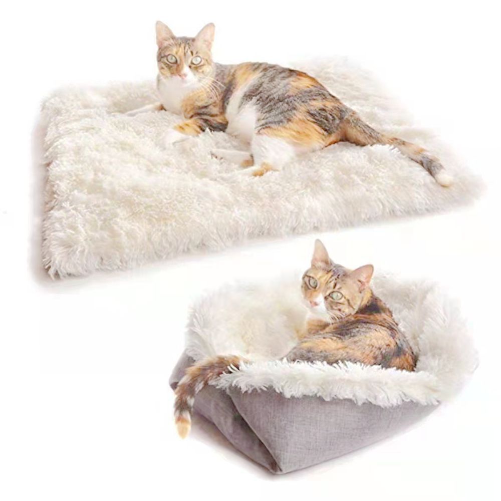 car pet kennel cat kennel pet mat dual-use kennel cat mat plush cat mattress spot