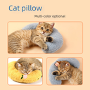 Pet pillow dog cat sleeping moon pillow small dog plush pillow sleeping mat pet supplies