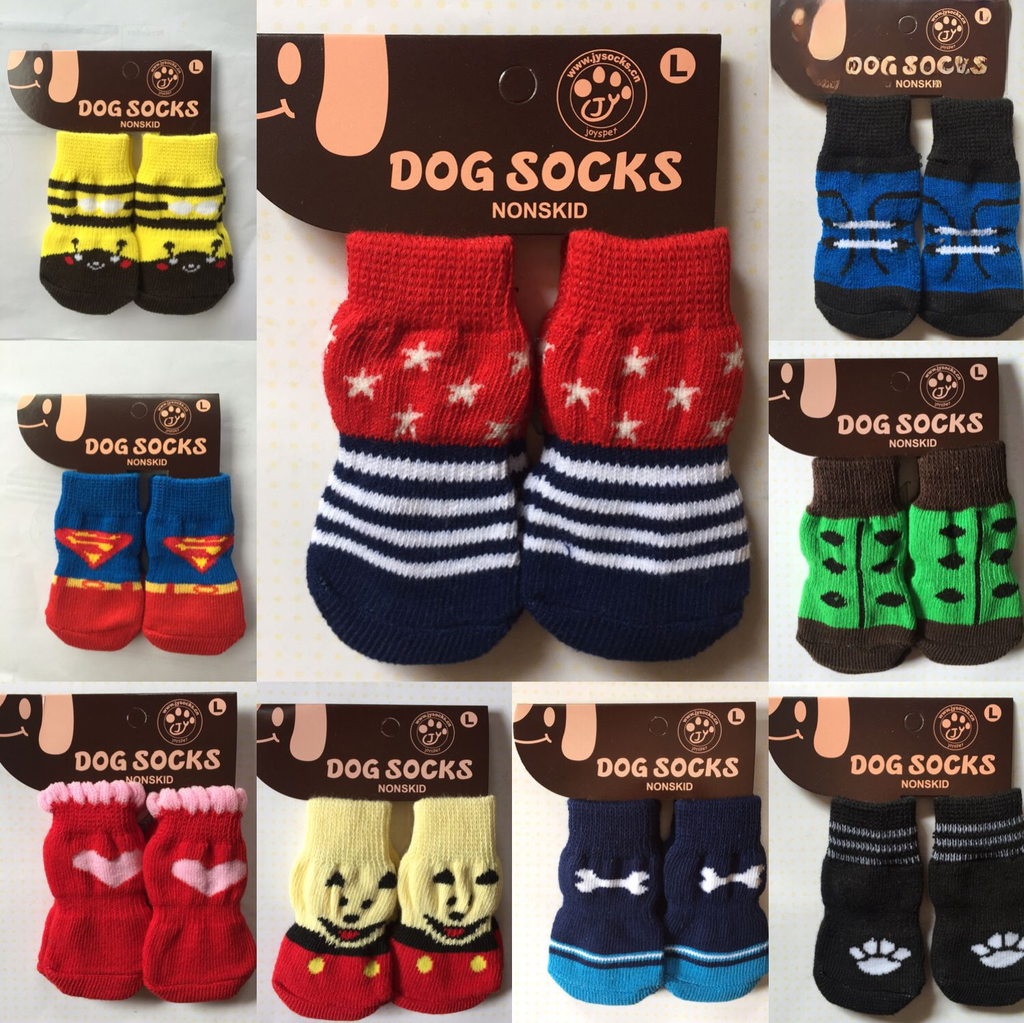 Factory direct non-slip dispensing cotton pet socks dog socks