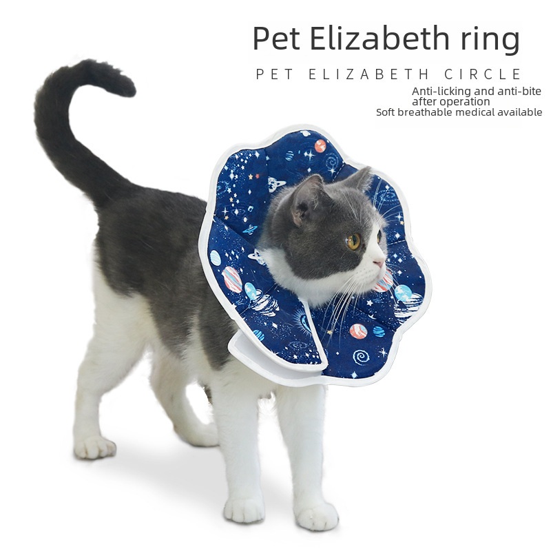 Pet Elizabeth Ring Soft Cat Collar Post-operative Anti-licking Waterproof Cat Beauty Ring