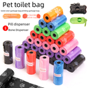 Dog Poop Picking Bag Pill Dispenser Poop Bag Printed Pet Garbage Bag Pet Poop Picking Bag