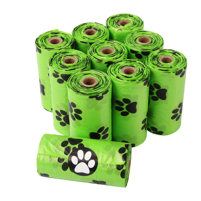 pet garbage bag degradable single roll stool bag shit bag dog stool bag pet toilet