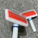 Spot straight hair pet fur brush needle comb small white comb with airbag pet cat comb dog brush beauty supplies