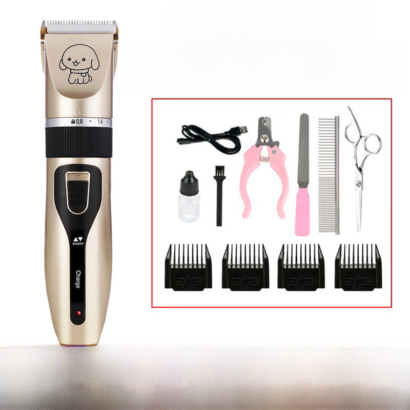 Hair Pusher Dog Hair Shaving Pet Electric Clipper Electric Clipper Set Cat Hair Cutter