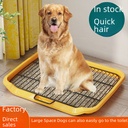 Dog toilet flat plate anti-urine splash easy to clean dog potty small medium and large dog pet oversized dog urinal dog toilet