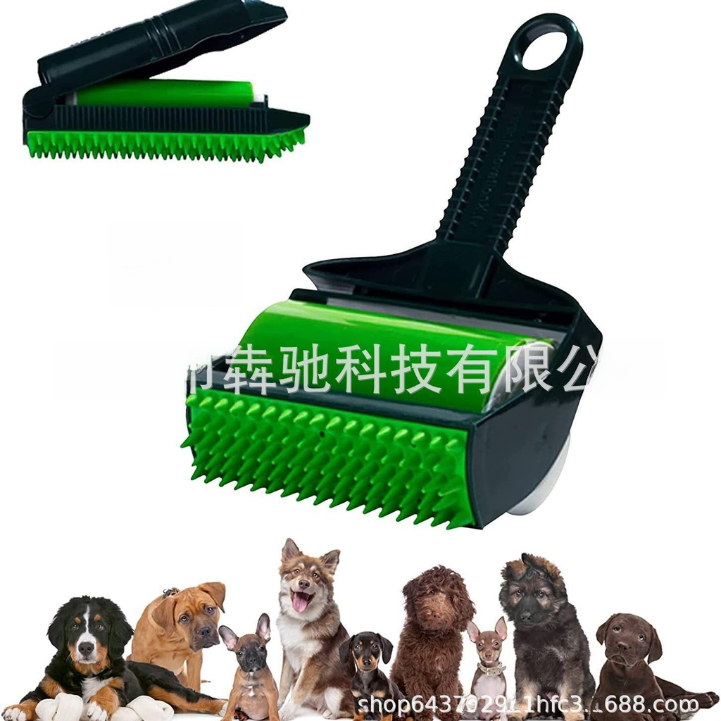 Roller Pet Hair Remover手持粘皮棉辊宠物毛发去除器可重复使用