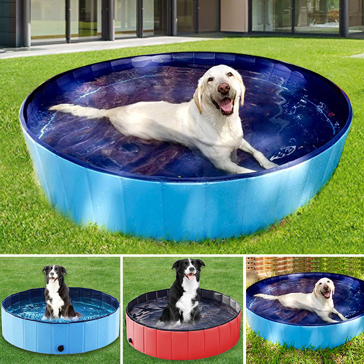 Factory bath tub folding portable pet pool dog care outdoor swimming tub cleaning pool