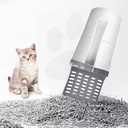 One-Piece Color matching cat litter shovel PP material pet shovel comes with garbage bag cat shit shovel cat cleaning supplies