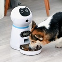 不锈钢食盘机器人宠物自动喂食器 猫狗定时定量智能喂食 厂家批发