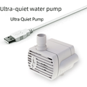 宠物饮水机配件水泵USB5V带棉带灯光可调节水流缺水断电静音无刷