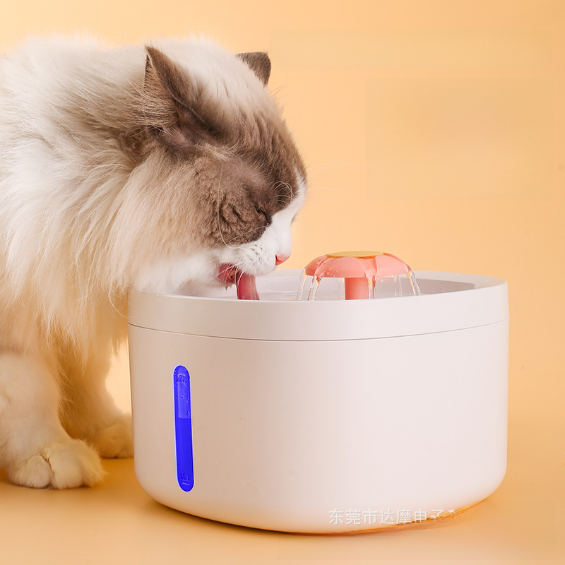 宠物饮水机自动循环水健康猫咪饮水机旋转出水静音喂水器跨境爆款