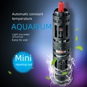Xilong XL025A turtle heating rod mini ultra short protective cover small fish tank heating rod aquarium thermostat