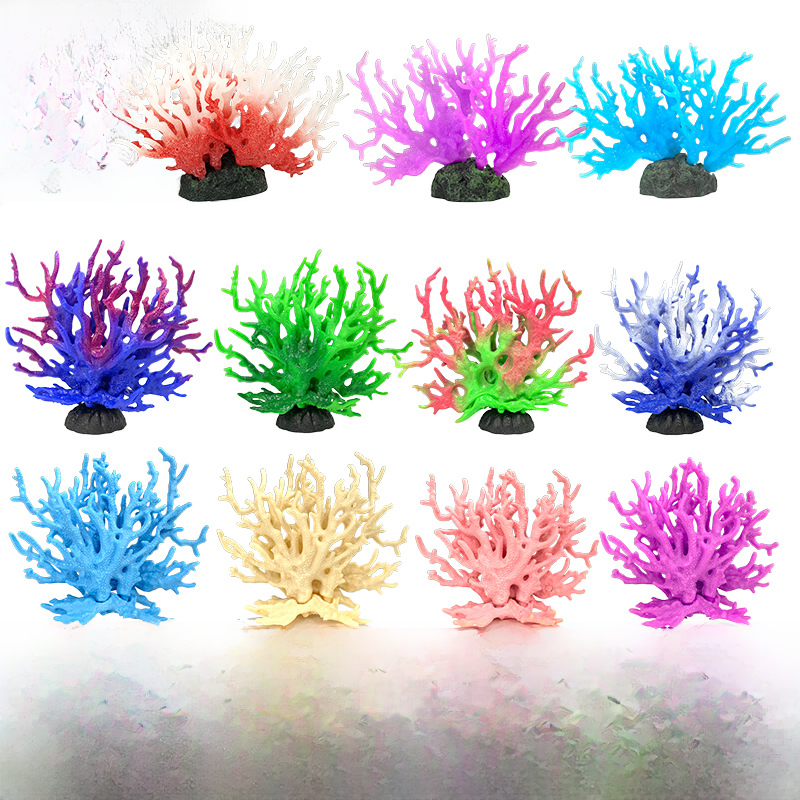 simulation coral colorful fish tank landscaping ornaments aquatic plants aquatic iron branches seabed scenery decoration explosion