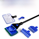 Fish tank glass cleaning brush aquarium tool fishing water grass clip algae scraping knife long handle five-in-one cleaning set