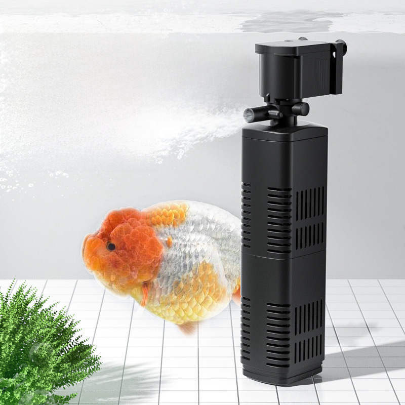 Jinlijia fish tank filter three-in-one cycle oxygenated water purification pump built-in small submersible pump