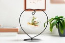 Confused Doll Accessories Peach Heart-shaped Iron Bracket Micro Landscape Iron Bracket Barbie Doll Hanging Basket Bracket Eco Bottle Hanging Rack