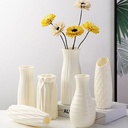 Home ins Nordic Plastic Vase Living Room Drop-Resistant Simulation Vase Decoration Creative Simple Small Fresh Vase