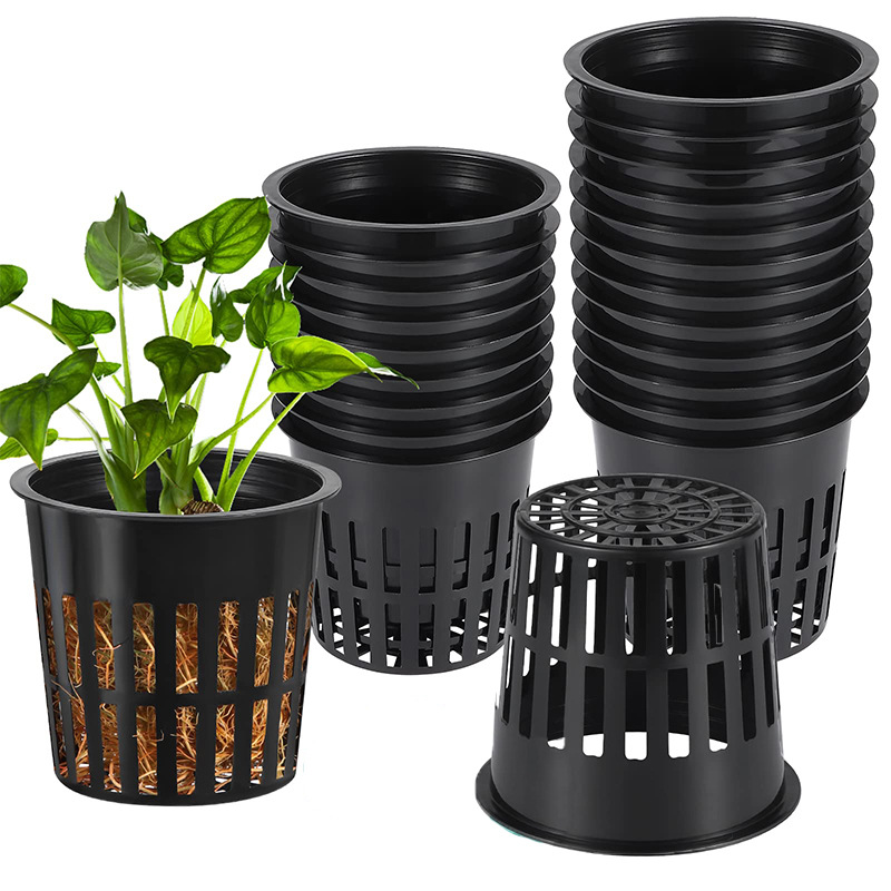 83#(3 inches) hydroponic planting basket soilless cultivation equipment tubular vegetable plant seedling planting plastic net pot