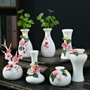 Hand-kneaded flower vase ceramic hydroponic mini small flower insert dried flower aromatherapy bottle ornaments a generation of hair