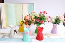 Fake Flower Rattan Flower Basket Plastic Rattan Flower Arrangement Woven Vase Straw Woven Dried Flower Decoration Rattan Woven Vase