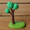 Ornaments zakka tree props ornaments resin micro landscape accessories Park Greening green round tree