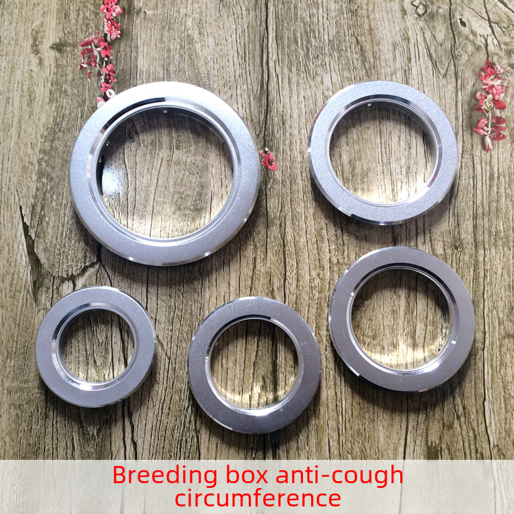 Bird parrot breeding box anti-bite ring nest box wooden box hole bird nest accessories specifications full multi-size optional