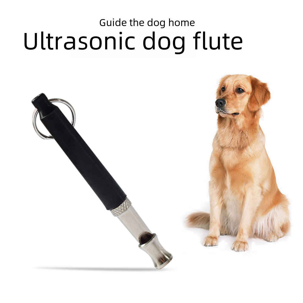 Direct Pet Training Whistle Adjustable Ultrasonic Dog Flute Black Dog Training Whistle Dog Trailer Dog Whistle