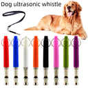 Ultrasonic whistle manufacturers supply adjustable dog whistle dog trainer with lanyard pet stainless steel dog trainer flute