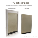 Pet dog door piece TPU door piece dog in and out dog door hole soft door piece free in and out does not hurt the dog door curtain