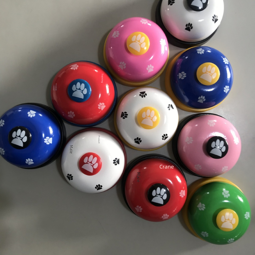 Pet Ring Bell Cat Dog Trainer Game Bell Dog Claw Bell Teddy Dog Bell Ring Bell Dining Bell Intelligence Toy Bell 72mm