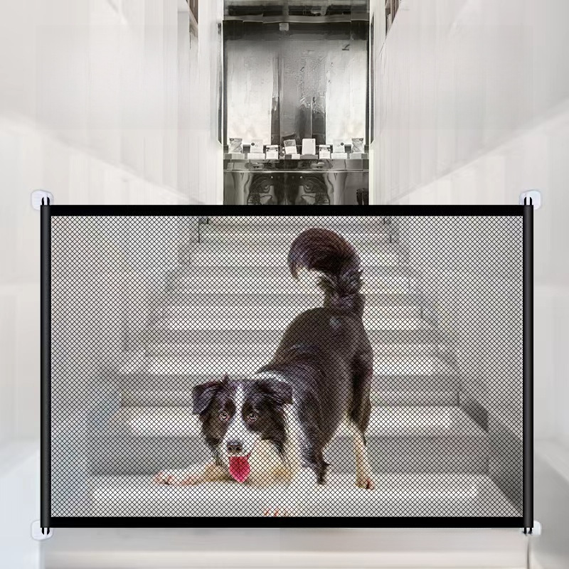 Pet Dog Isolation Network Household Door Barrier Protection Network Portable Isolation Door Dog Safety Protection Network