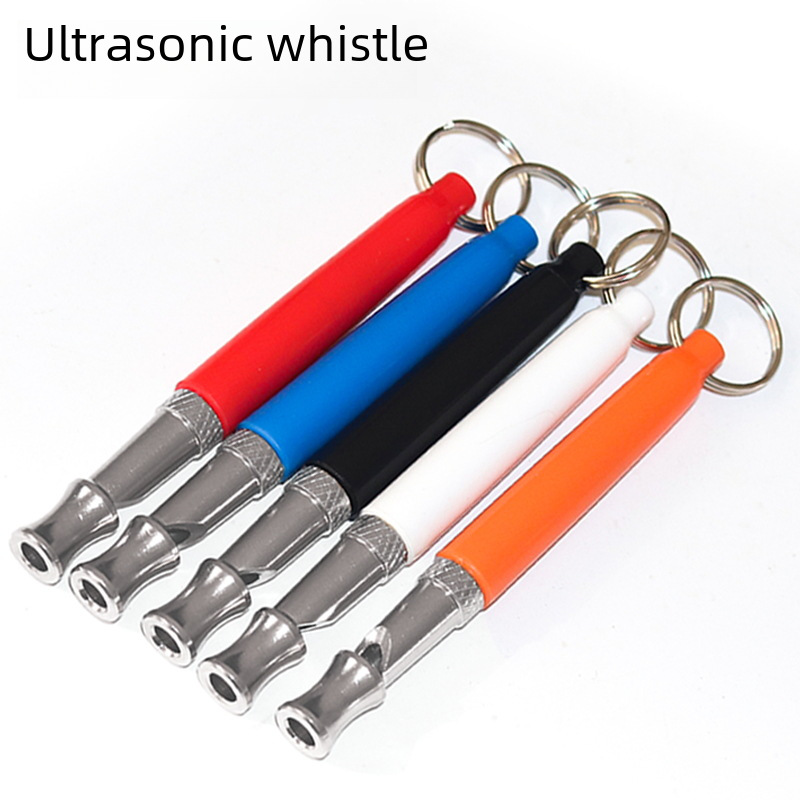 Dog trainer [Factory Direct] Ultrasonic adjustable dog whistle lanyard dog whistle pet training dog whistle