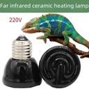 Lizard crawler supplies infrared pet far infrared ceramic heating lamp 50mm heating lamp crawler lamp pet climbing lamp