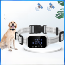 pet wireless electronic fence gps hot dog trainer bark stopper electric shock collar waterproof large dog