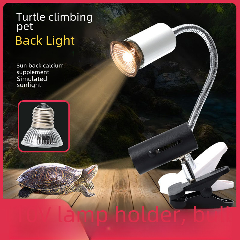 Tortoise sun back light Full Spectrum 110V climbing pet tortoise lizard sun light heating bulb reptile heat preservation lamp uva