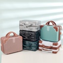 14-inch Korean style zipper cosmetic case luggage vintage cosmetic bag small portable women's luggage password box